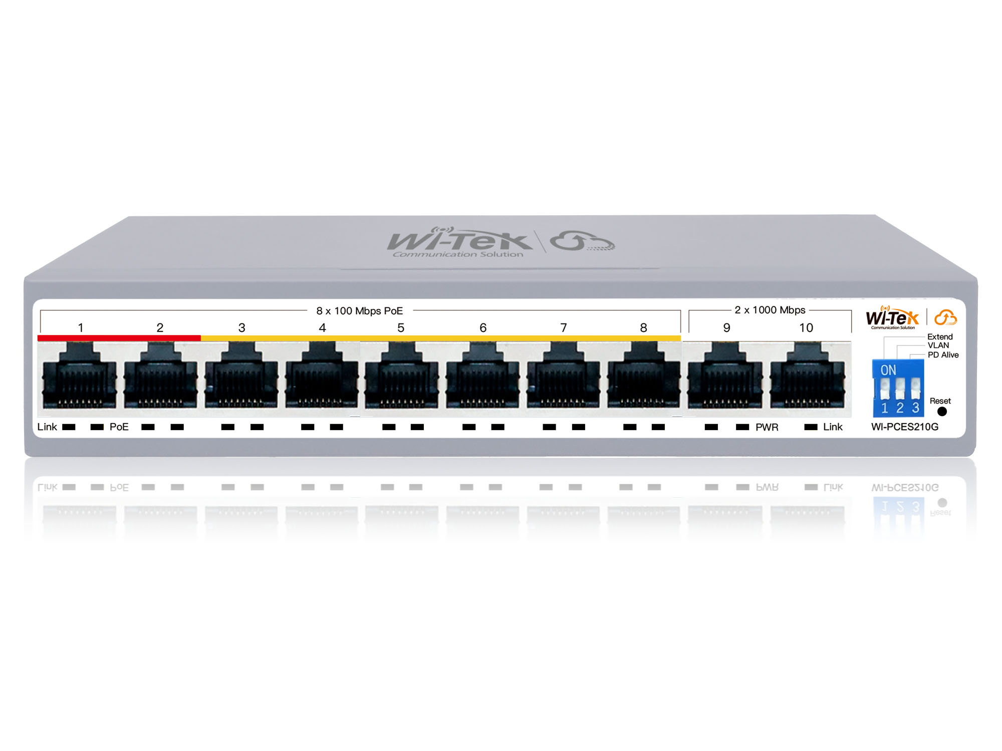 Настраиваемый коммутатор Wi-Tek WI-PCES210G